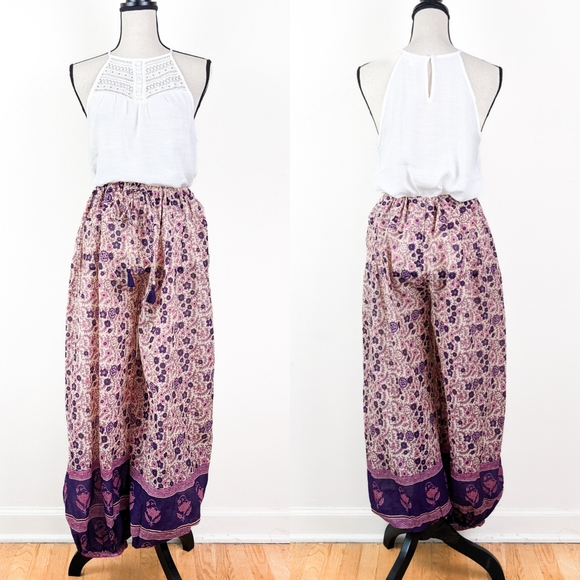 🦋LAST 1🦋 NWT Blue Boheme Anna Harem Pants, Violet - Picture 1 of 5